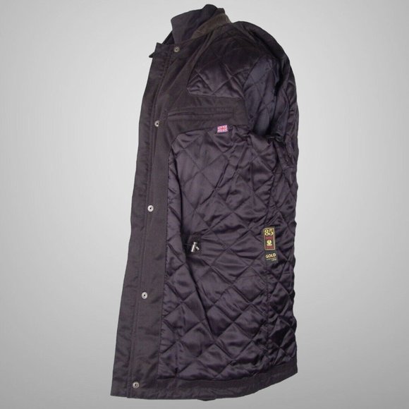 Belstaff Original Oxney Fall Winter Windproof Jacket Made In Italy EU Size L - Picture 10 of 11